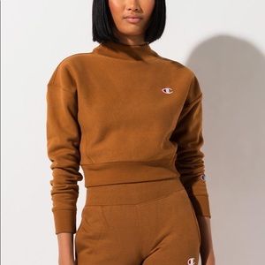 Champion mock neck sweatshirt